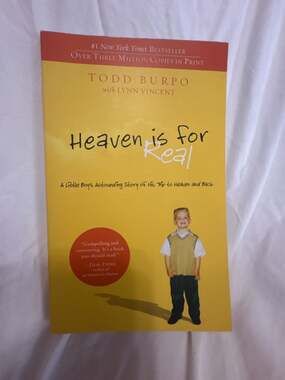 Heaven Is for Real by Todd Burpo with Lynn Vincent Paperback Book